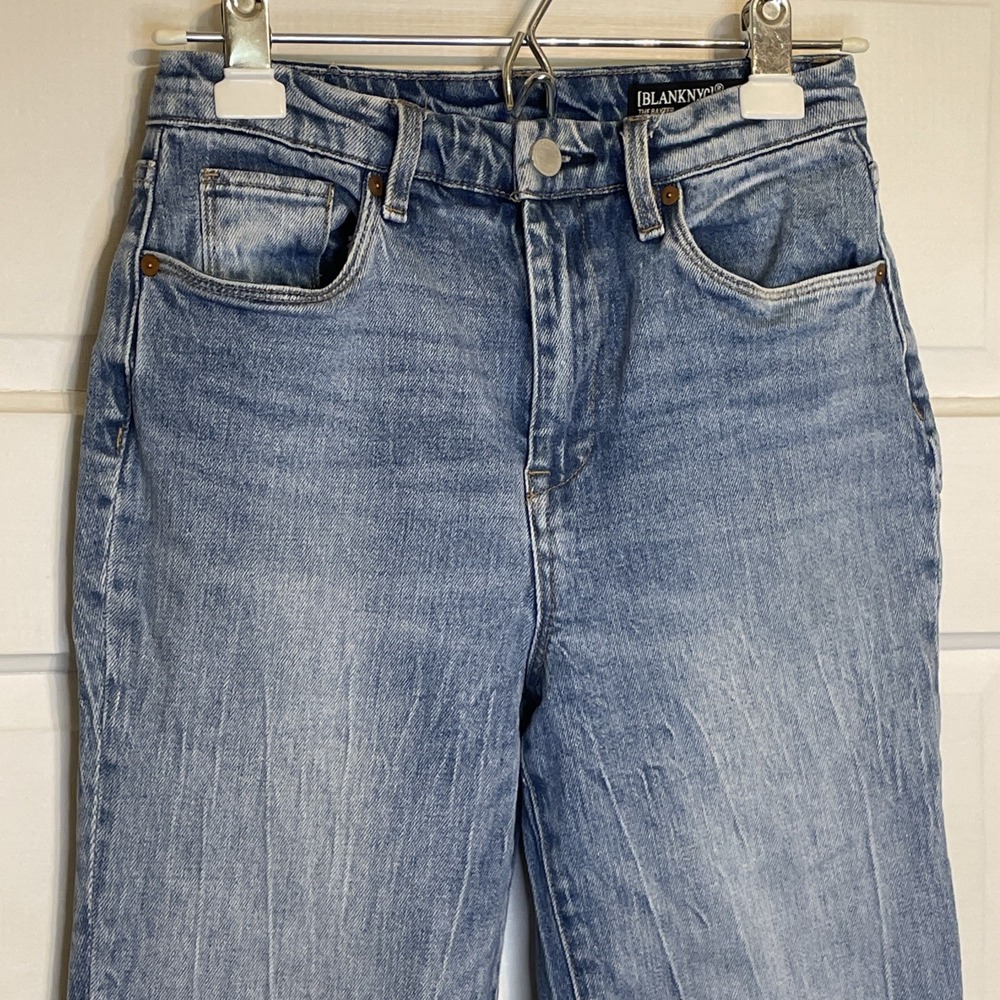 Medium Wash Heavy weight Denim | Blank NYC The Baxter 26 | Street Core